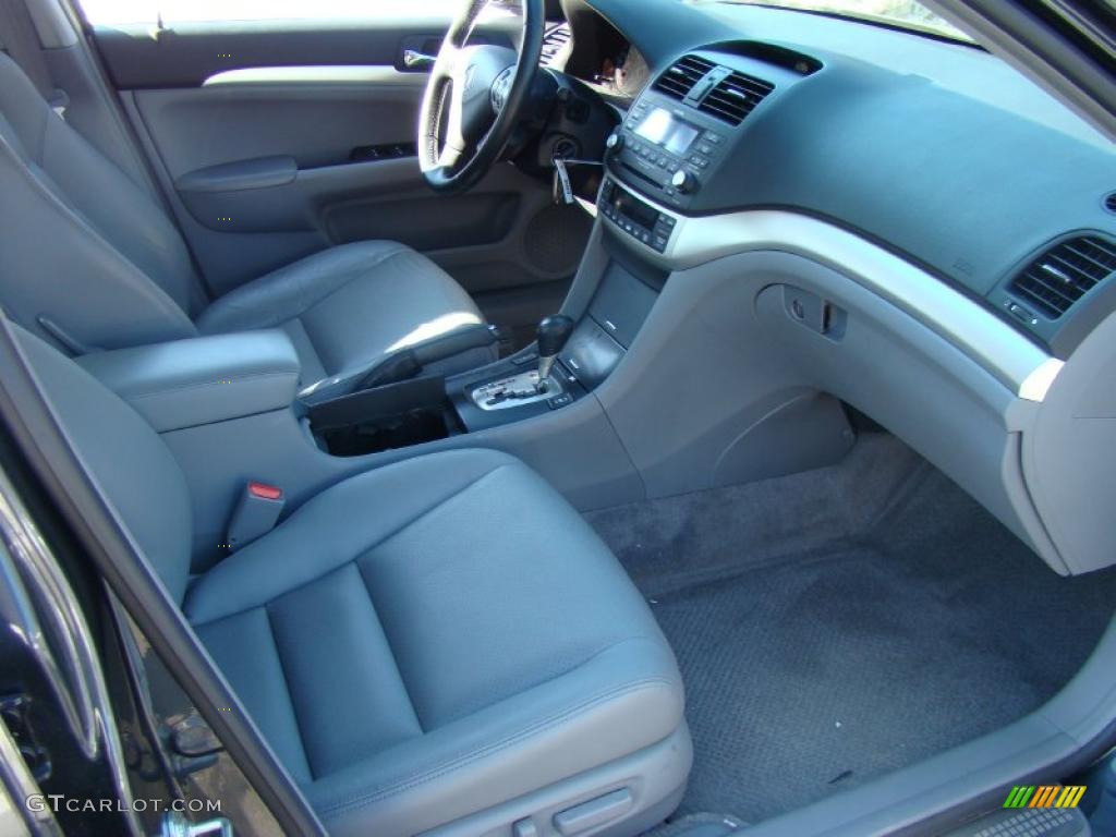 2008 TSX Sedan - Carbon Gray Pearl / Quartz Gray photo #10