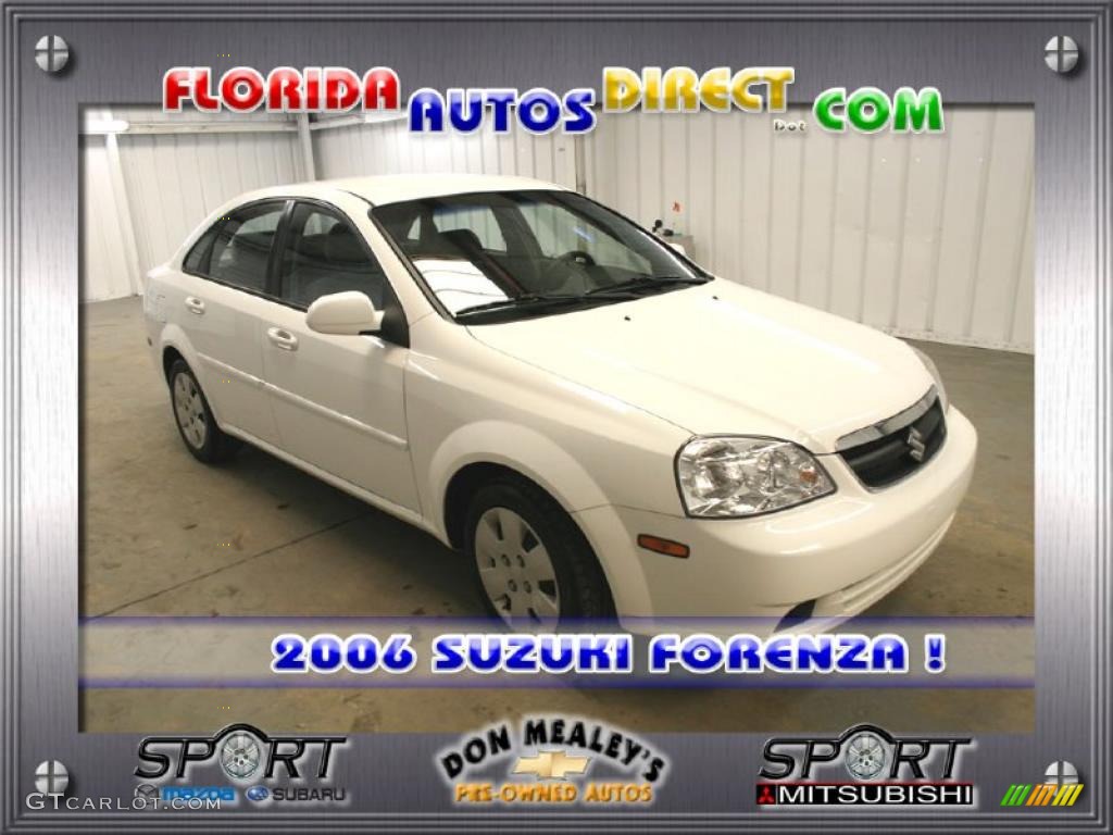 Absolute White Suzuki Forenza