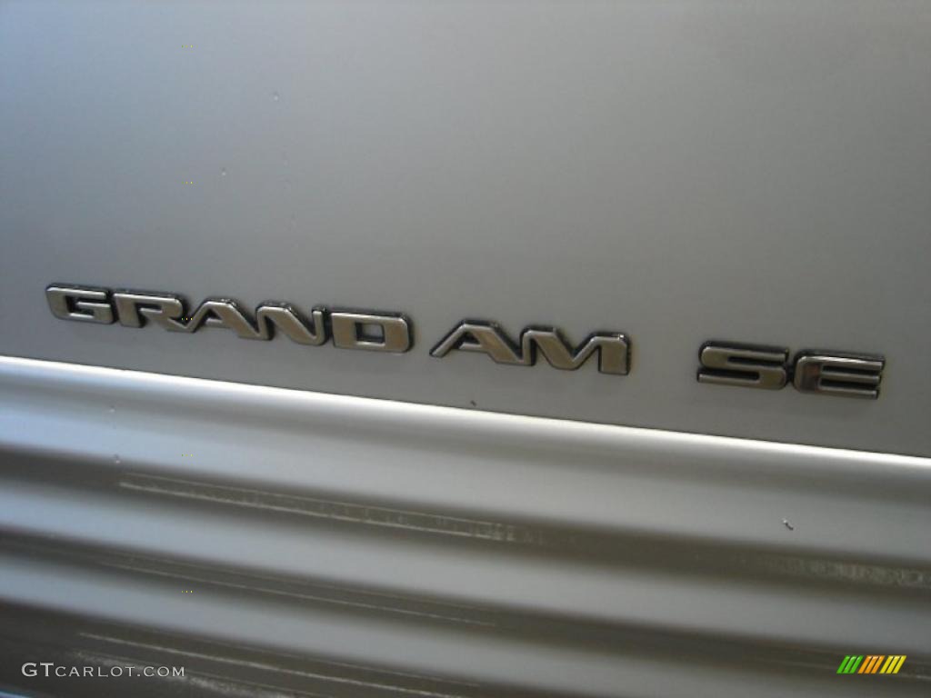 2002 Grand Am SE Sedan - Galaxy Silver Metallic / Dark Pewter photo #7