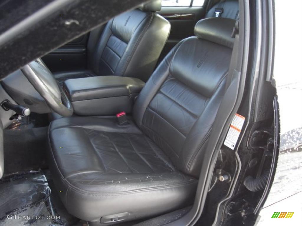 1999 Town Car Signature - Ebony Black / Deep Charcoal photo #13