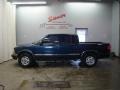 2000 Indigo Blue Metallic Chevrolet S10 LS Extended Cab 4x4  photo #2