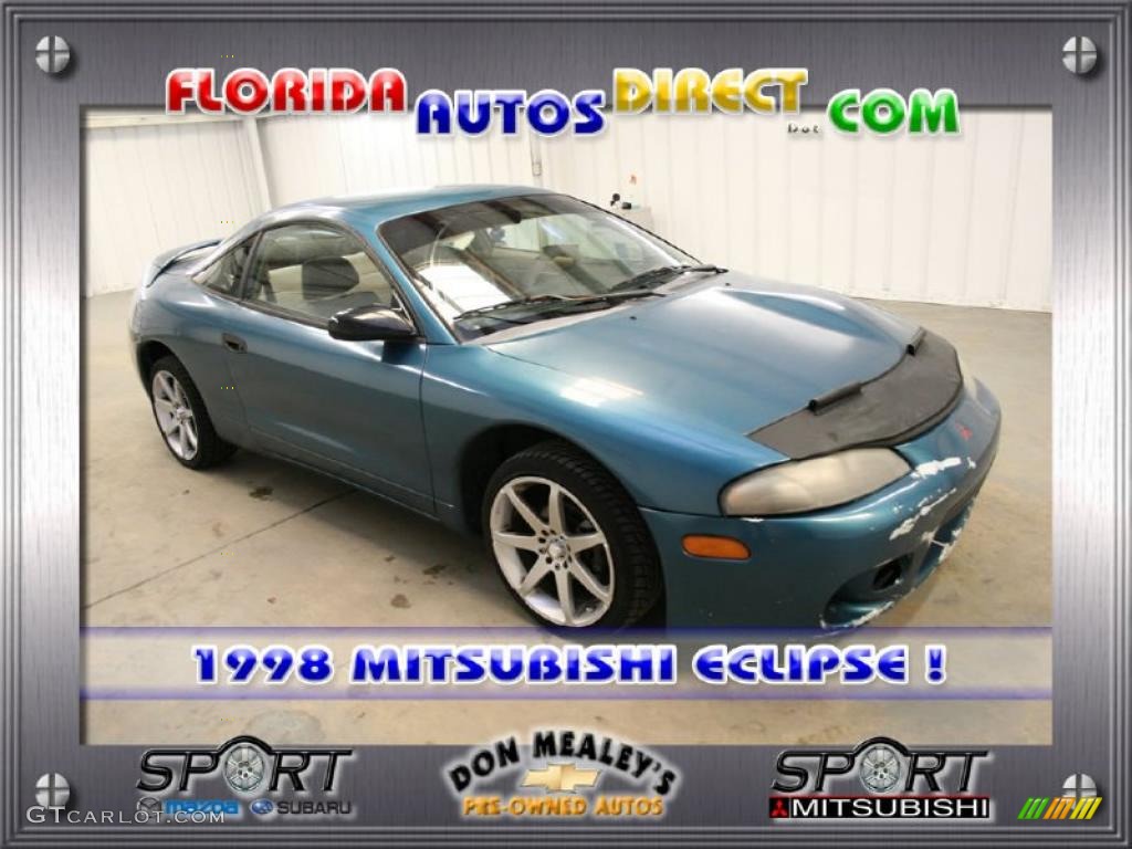 1998 Eclipse RS Coupe - Monarch Green Pearl Metallic / Tan photo #1