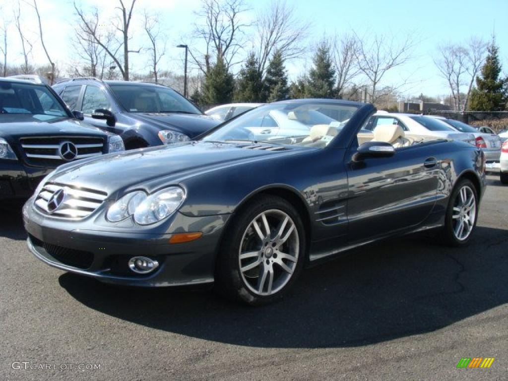 2008 SL 550 Roadster - Steel Grey Metallic / Stone photo #1