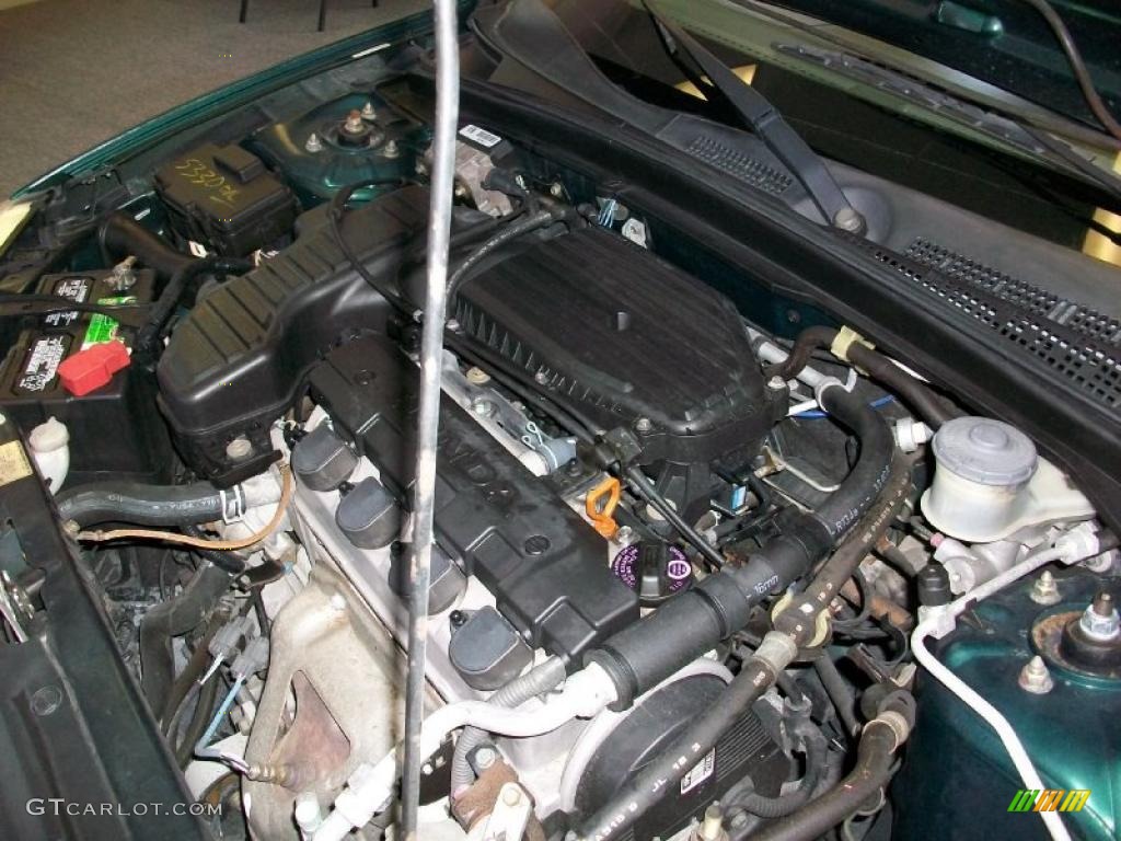 2001 Civic LX Coupe - Clover Green / Beige photo #14