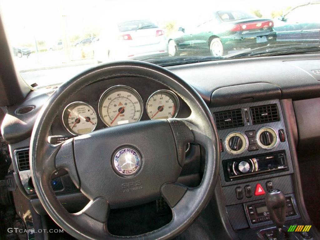 1998 SLK 230 Kompressor Roadster - Black / Charcoal photo #10