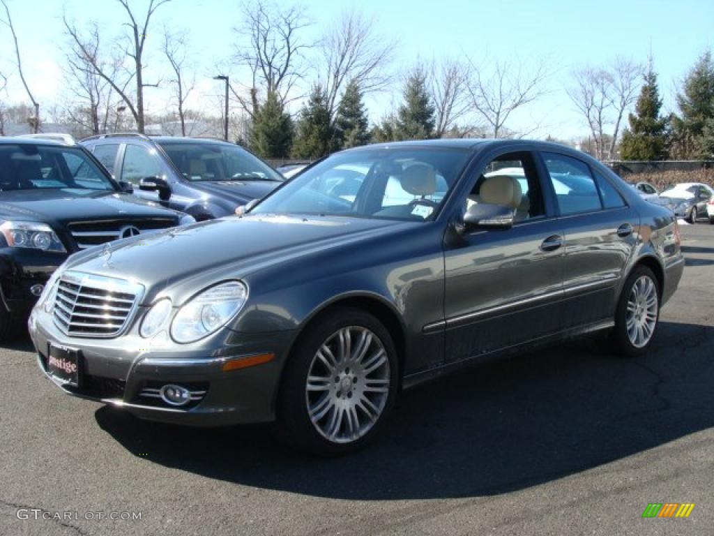 2008 E 350 4Matic Sedan - Flint Grey Metallic / Black photo #1