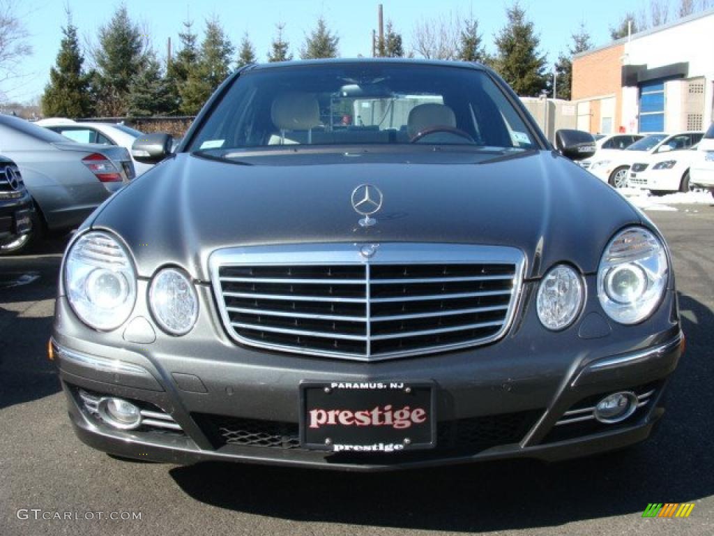 2008 E 350 4Matic Sedan - Flint Grey Metallic / Black photo #2