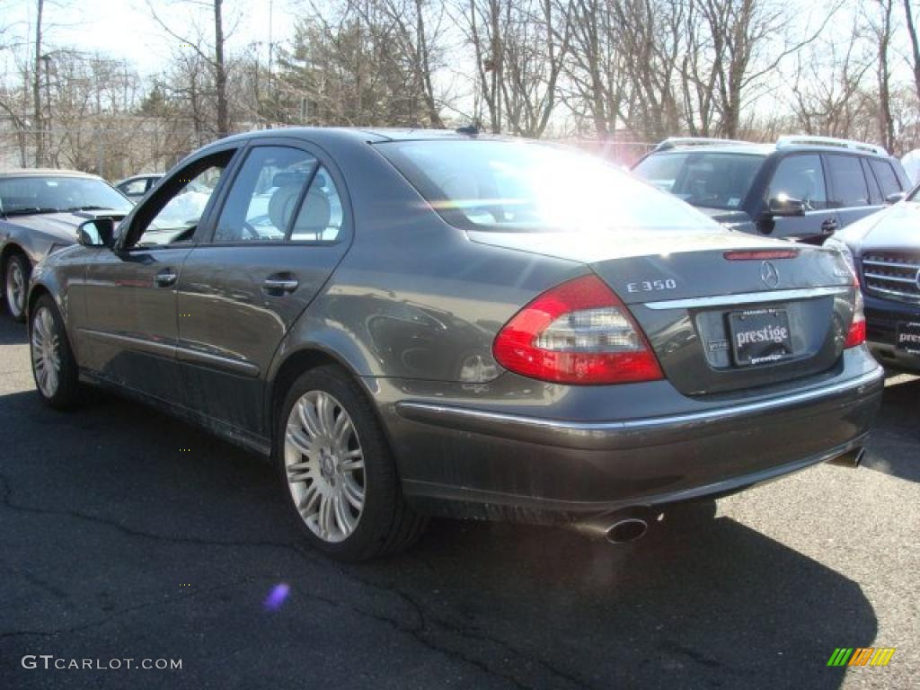 2008 E 350 4Matic Sedan - Flint Grey Metallic / Black photo #6