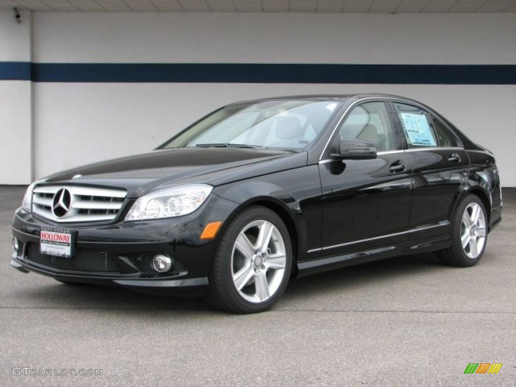 2010 C 300 Sport 4Matic - Black / Almond/Mocha photo #1