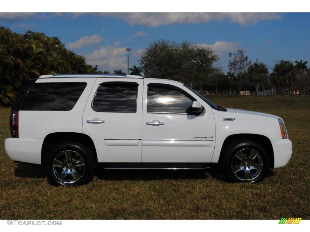 2007 Yukon Denali AWD - Summit White / Ebony Black photo #3
