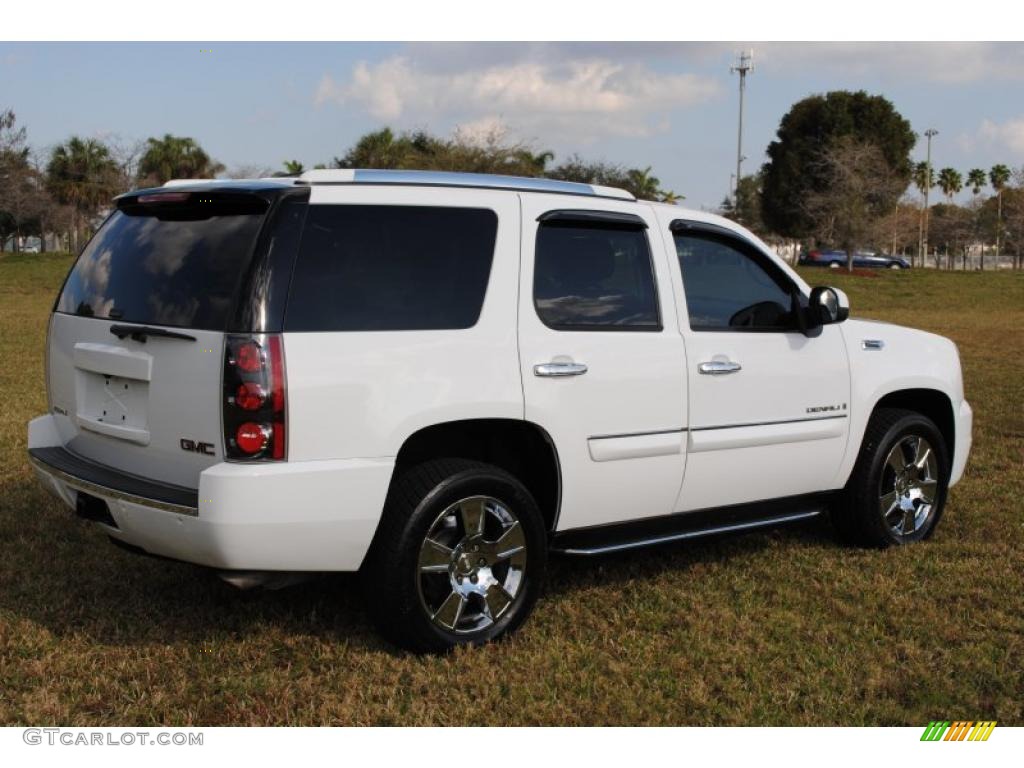 2007 Yukon Denali AWD - Summit White / Ebony Black photo #6