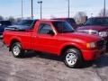 2005 Torch Red Ford Ranger Edge Regular Cab  photo #2