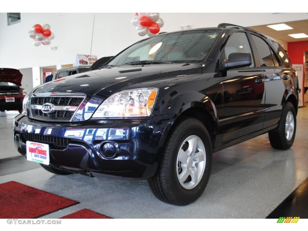 2009 Sorento LX - Midnight Blue / Gray photo #3