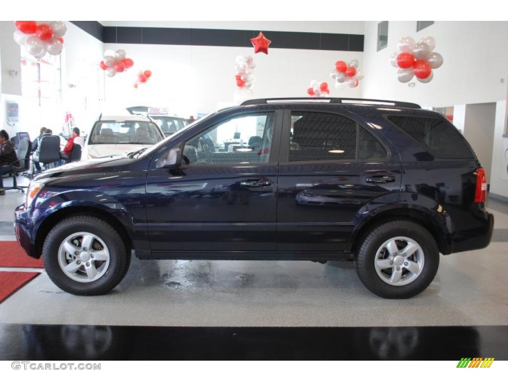 2009 Sorento LX - Midnight Blue / Gray photo #4