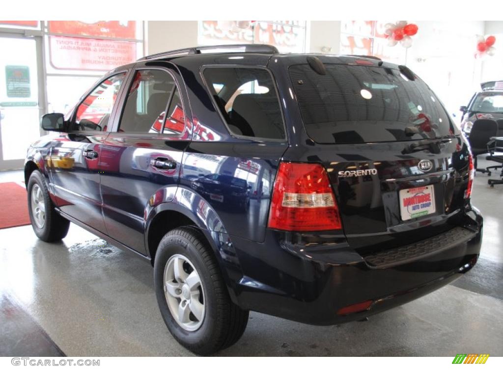 2009 Sorento LX - Midnight Blue / Gray photo #5