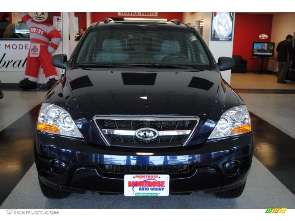 2009 Sorento LX - Midnight Blue / Gray photo #11