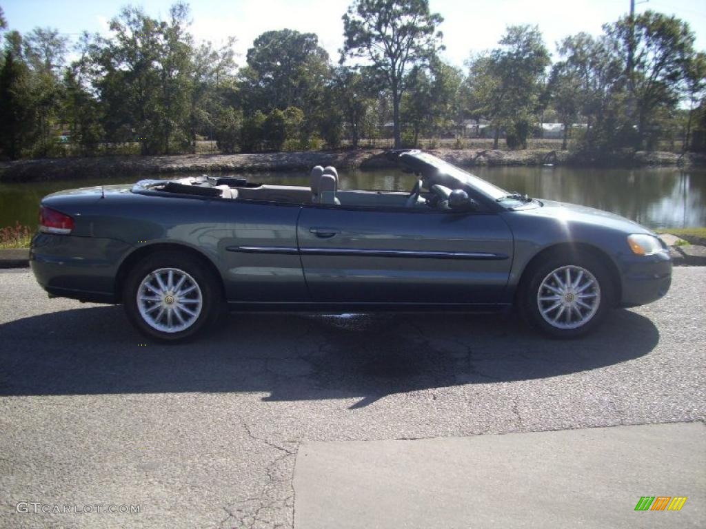 2002 Sebring LXi Convertible - Onyx Green Pearl / Dark Slate Gray photo #1
