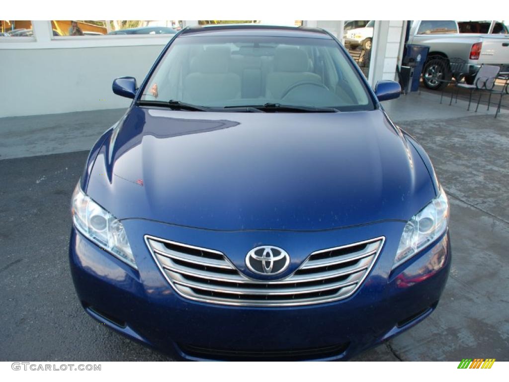 2008 Camry Hybrid - Blue Ribbon Metallic / Bisque photo #3