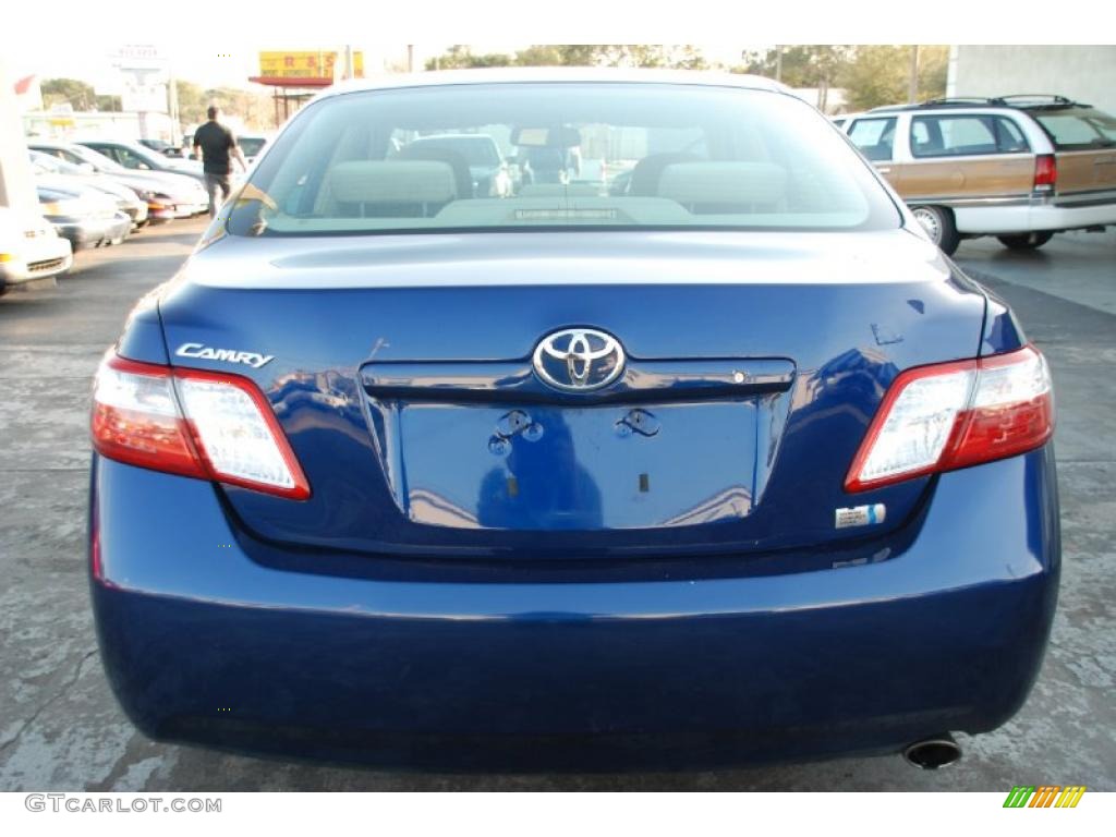 2008 Camry Hybrid - Blue Ribbon Metallic / Bisque photo #13