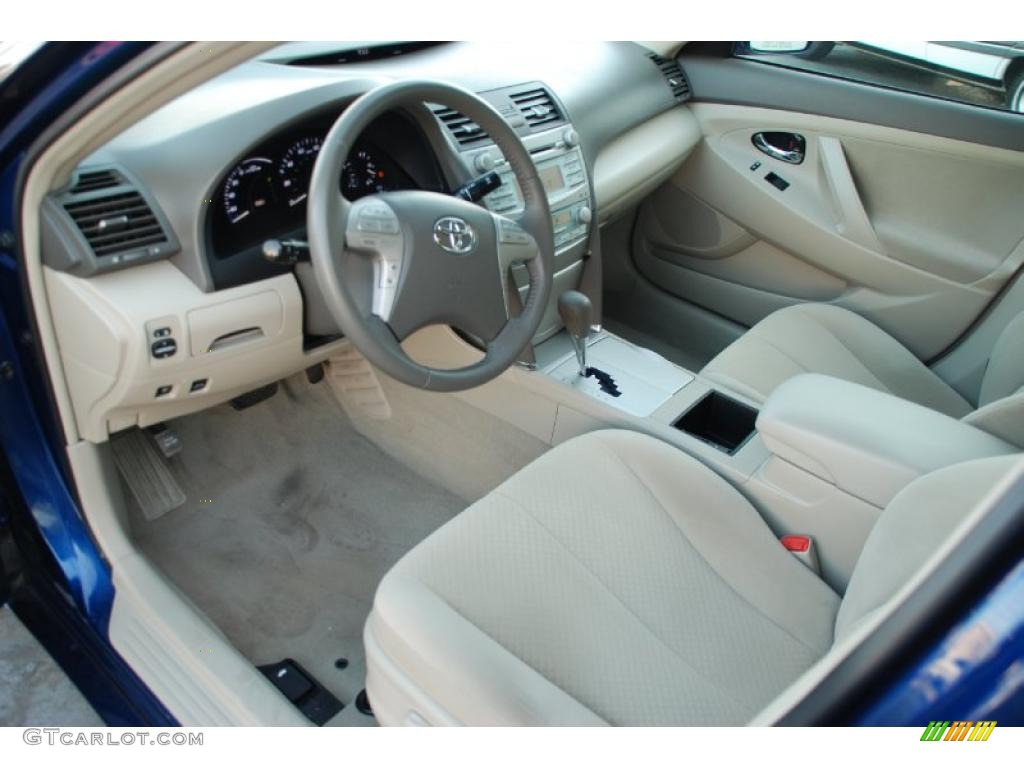 2008 Camry Hybrid - Blue Ribbon Metallic / Bisque photo #19