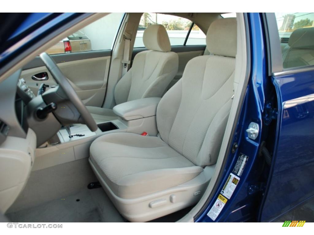 2008 Camry Hybrid - Blue Ribbon Metallic / Bisque photo #20