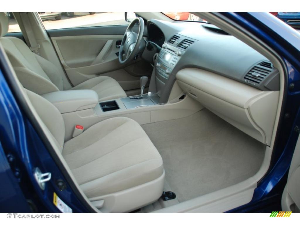 2008 Camry Hybrid - Blue Ribbon Metallic / Bisque photo #21