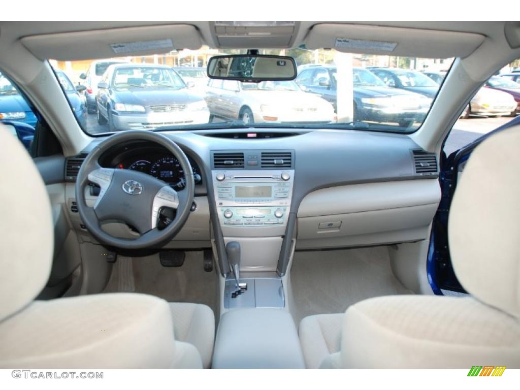 2008 Camry Hybrid - Blue Ribbon Metallic / Bisque photo #23