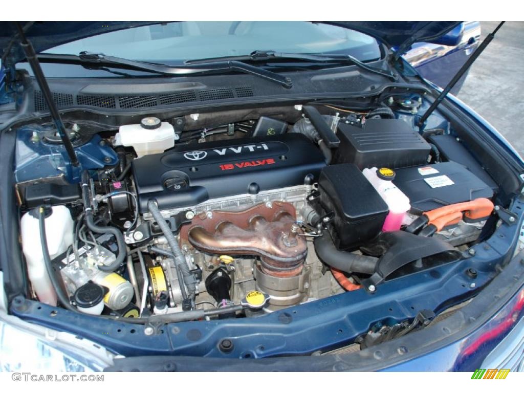 2008 Camry Hybrid - Blue Ribbon Metallic / Bisque photo #30