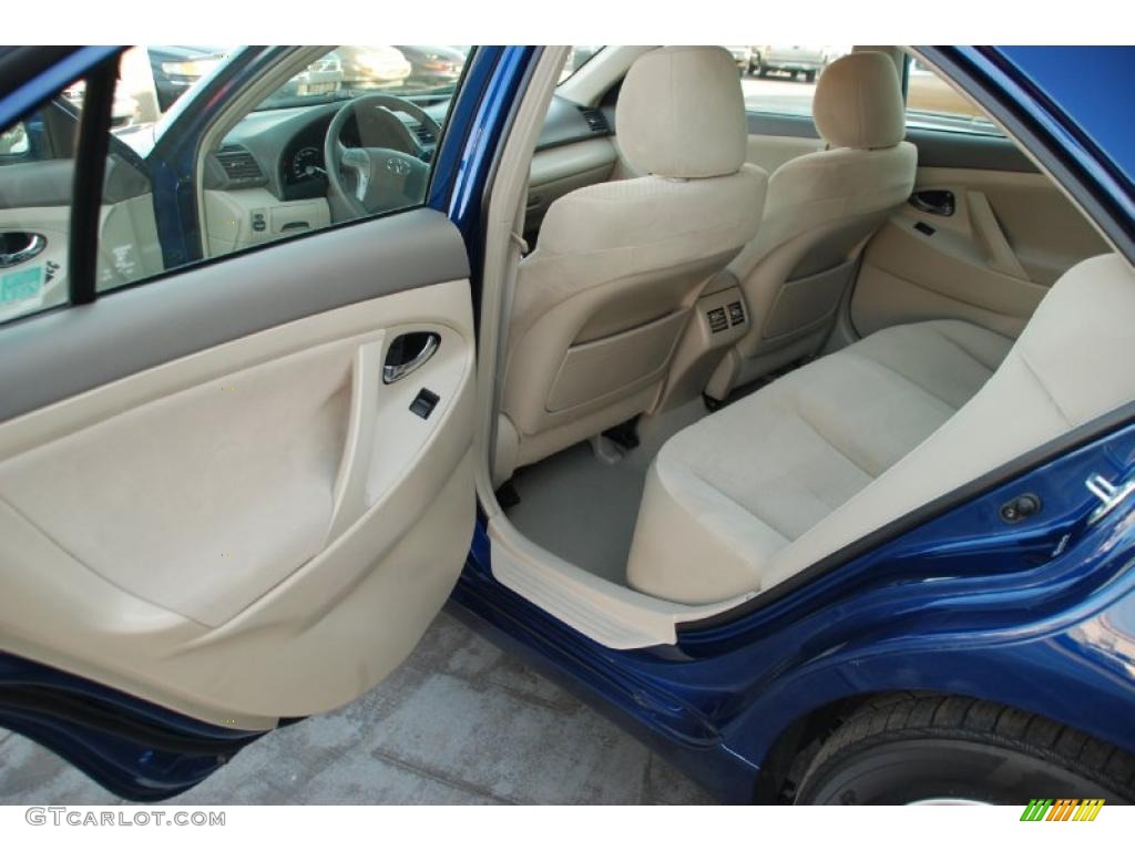 2008 Camry Hybrid - Blue Ribbon Metallic / Bisque photo #31