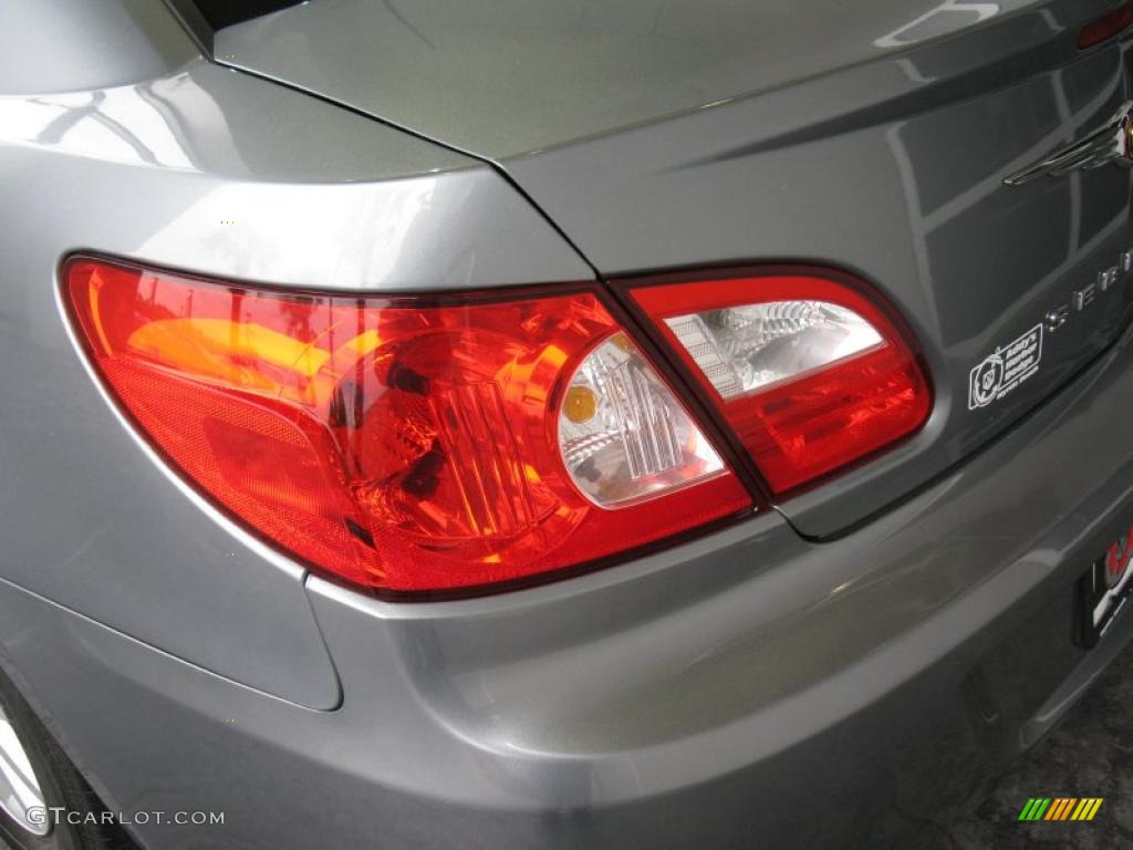 2008 Sebring LX Sedan - Silver Steel Metallic / Dark Slate Gray/Light Slate Gray photo #7
