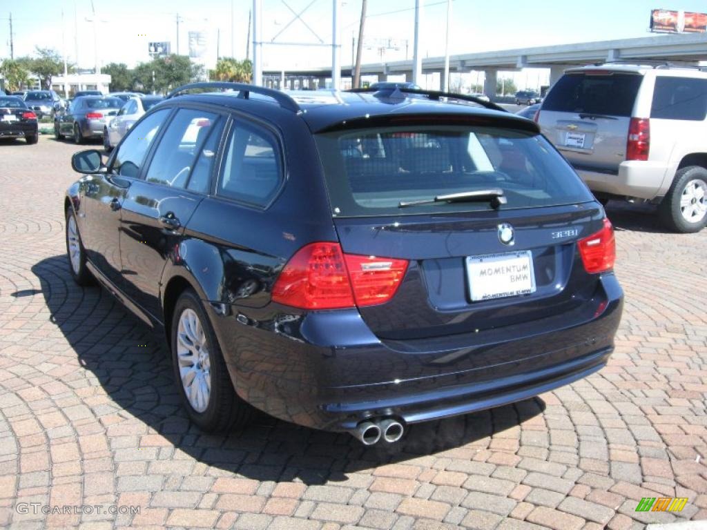 2009 3 Series 328i Sport Wagon - Monaco Blue Metallic / Grey Dakota Leather photo #5