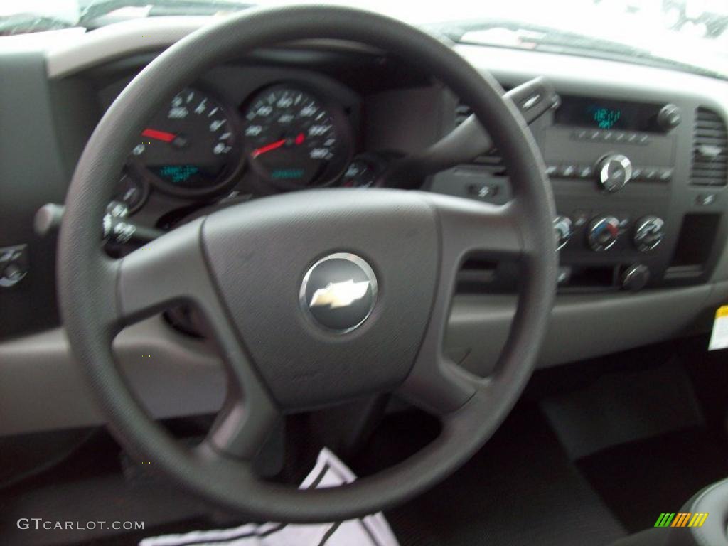 2010 Silverado 1500 LS Regular Cab - Victory Red / Dark Titanium photo #15