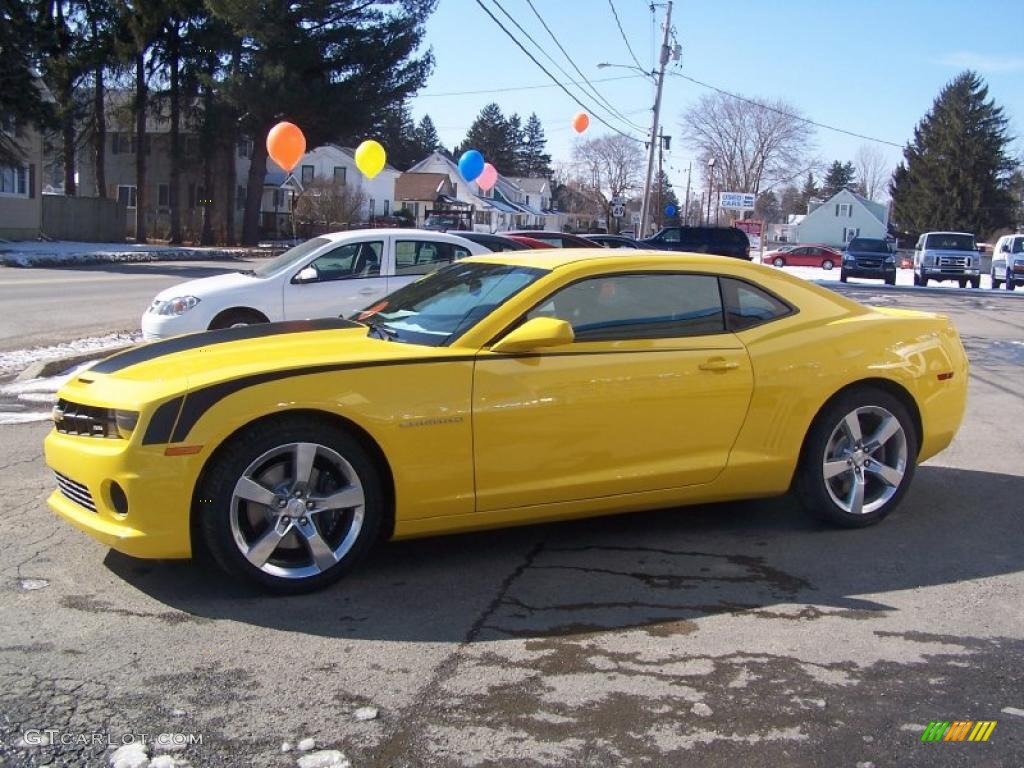 2010 Camaro SS Coupe - Rally Yellow / Black photo #19