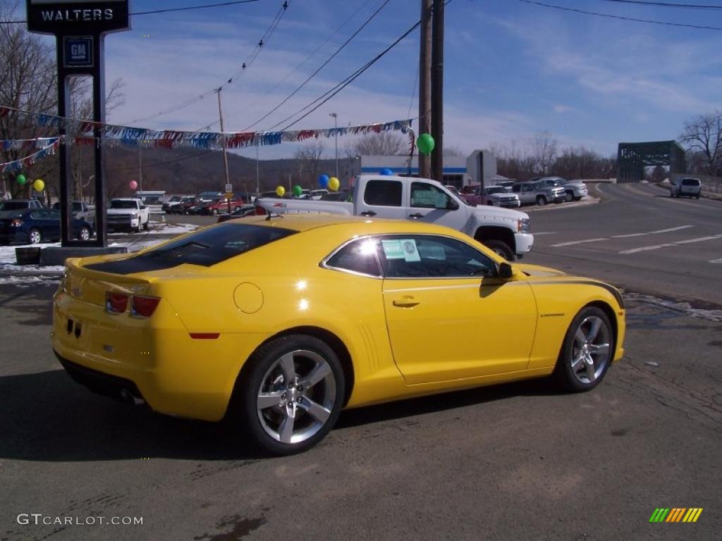 2010 Camaro SS Coupe - Rally Yellow / Black photo #22