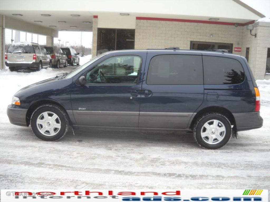 2002 Villager Sport - True Blue Metallic / Portland Gray photo #5