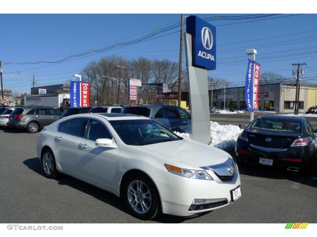 White Diamond Pearl Acura TL