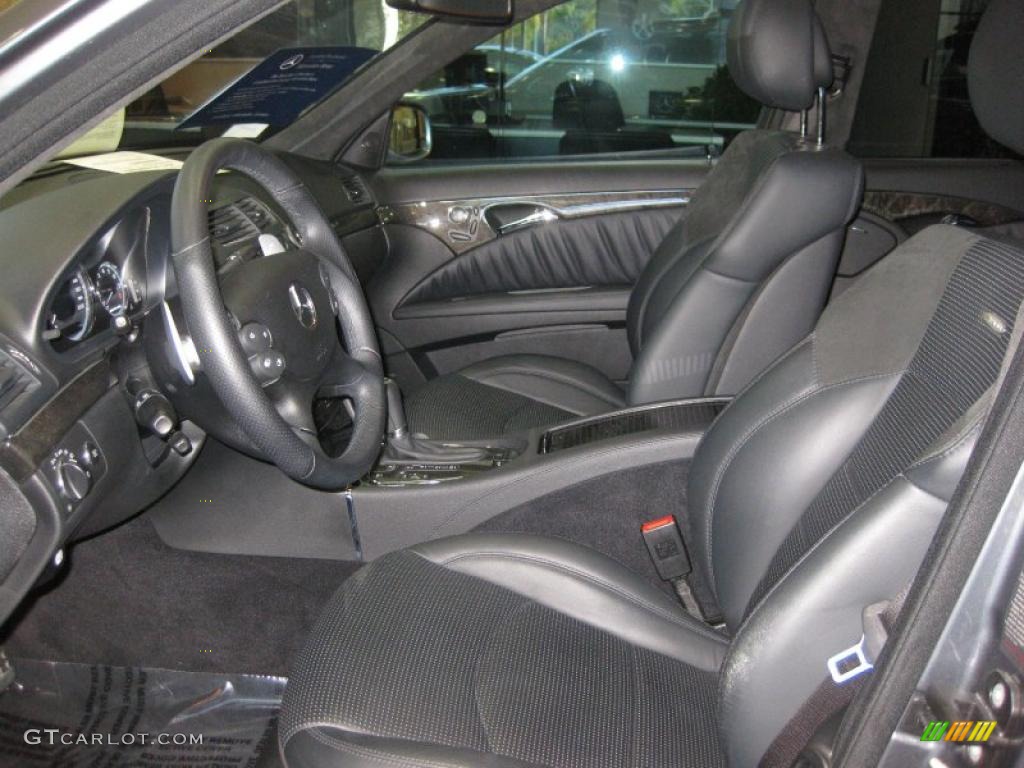 2007 E 63 AMG Sedan - Flint Grey Metallic / Black photo #6