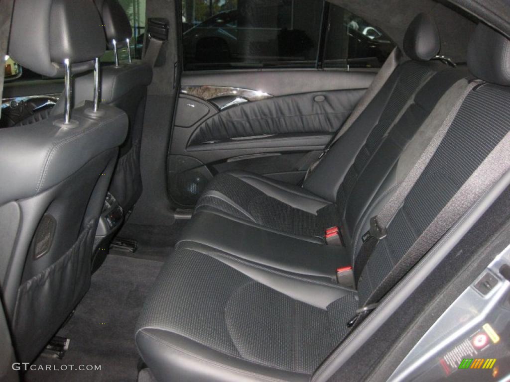 2007 E 63 AMG Sedan - Flint Grey Metallic / Black photo #7