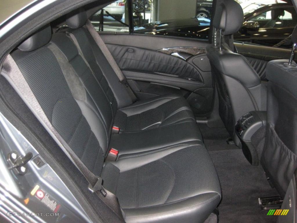 2007 E 63 AMG Sedan - Flint Grey Metallic / Black photo #8