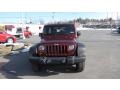 2007 Red Rock Crystal Pearl Jeep Wrangler Unlimited X 4x4  photo #3