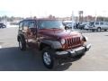 2007 Red Rock Crystal Pearl Jeep Wrangler Unlimited X 4x4  photo #4