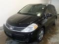 2009 Super Black Nissan Versa 1.8 S Hatchback  photo #1