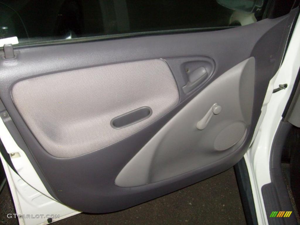 2000 ECHO Sedan - Super White / Shadow Gray photo #14
