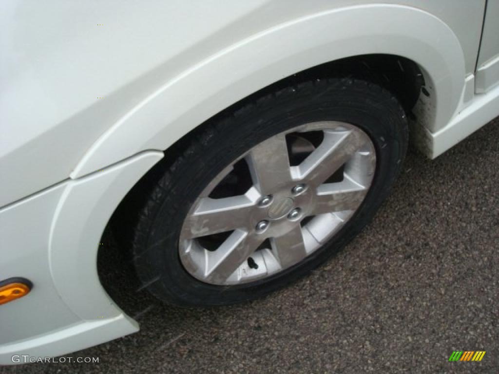2006 Aerio SX AWD Sport Wagon - White Pearl / Black photo #7