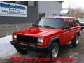 1998 Bright Red Jeep Cherokee SE 4x4  photo #1