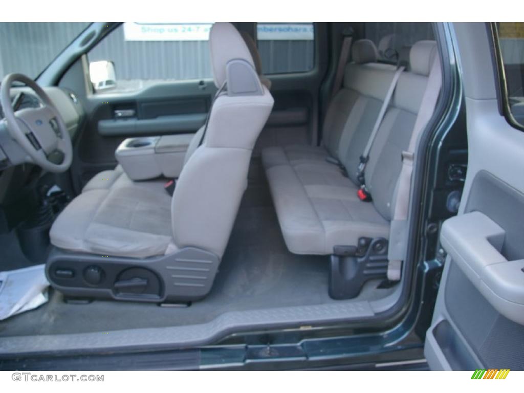 2004 F150 XLT SuperCab 4x4 - Aspen Green Metallic / Medium Graphite photo #10