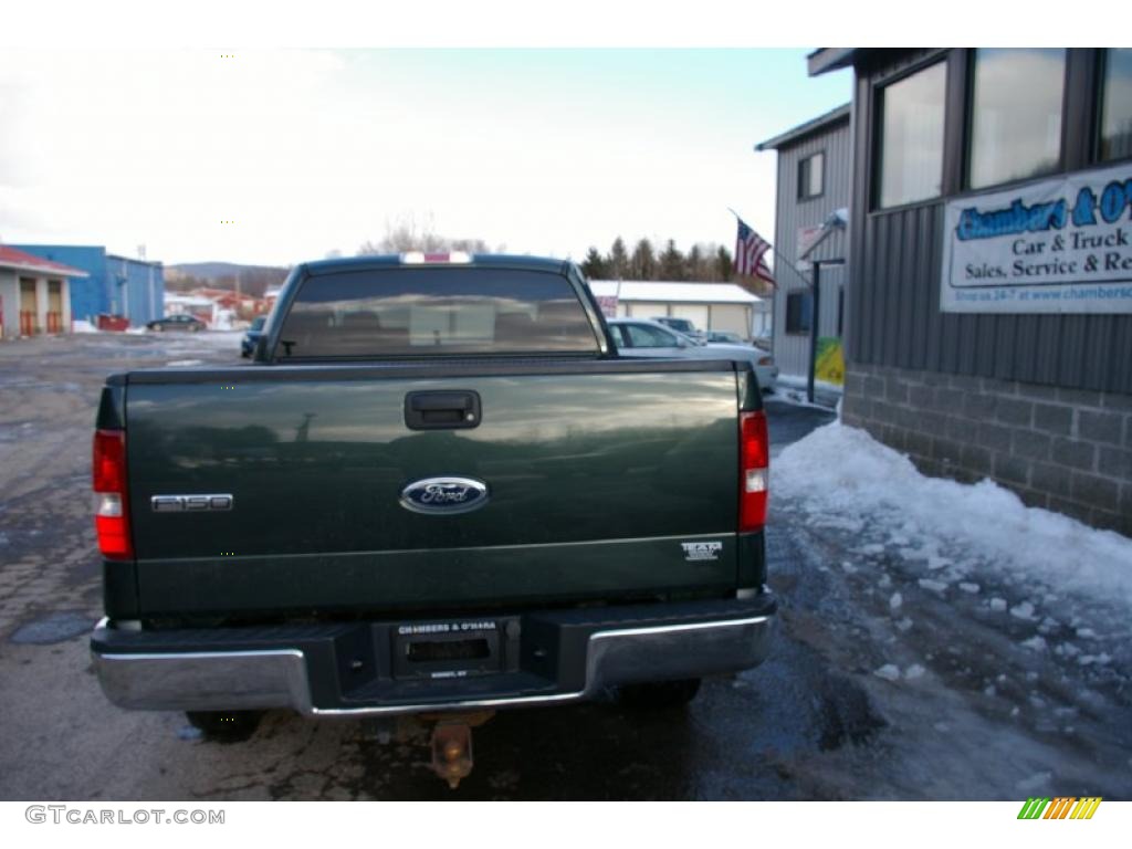 2004 F150 XLT SuperCab 4x4 - Aspen Green Metallic / Medium Graphite photo #12