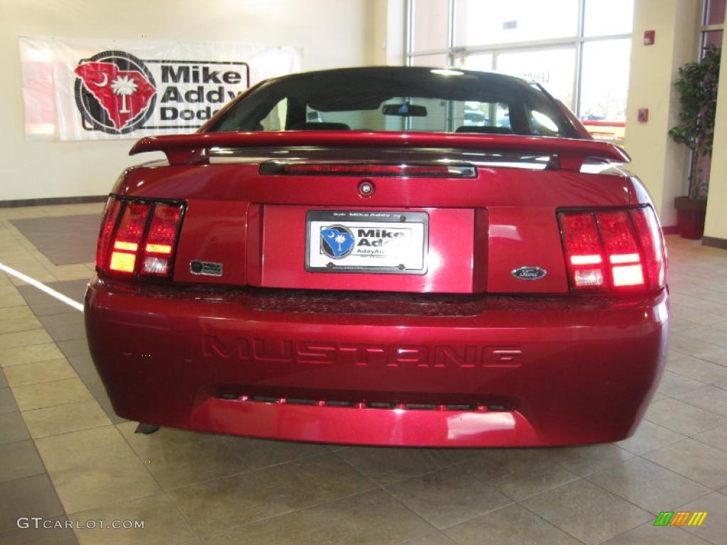 2003 Mustang V6 Coupe - Redfire Metallic / Medium Graphite photo #5