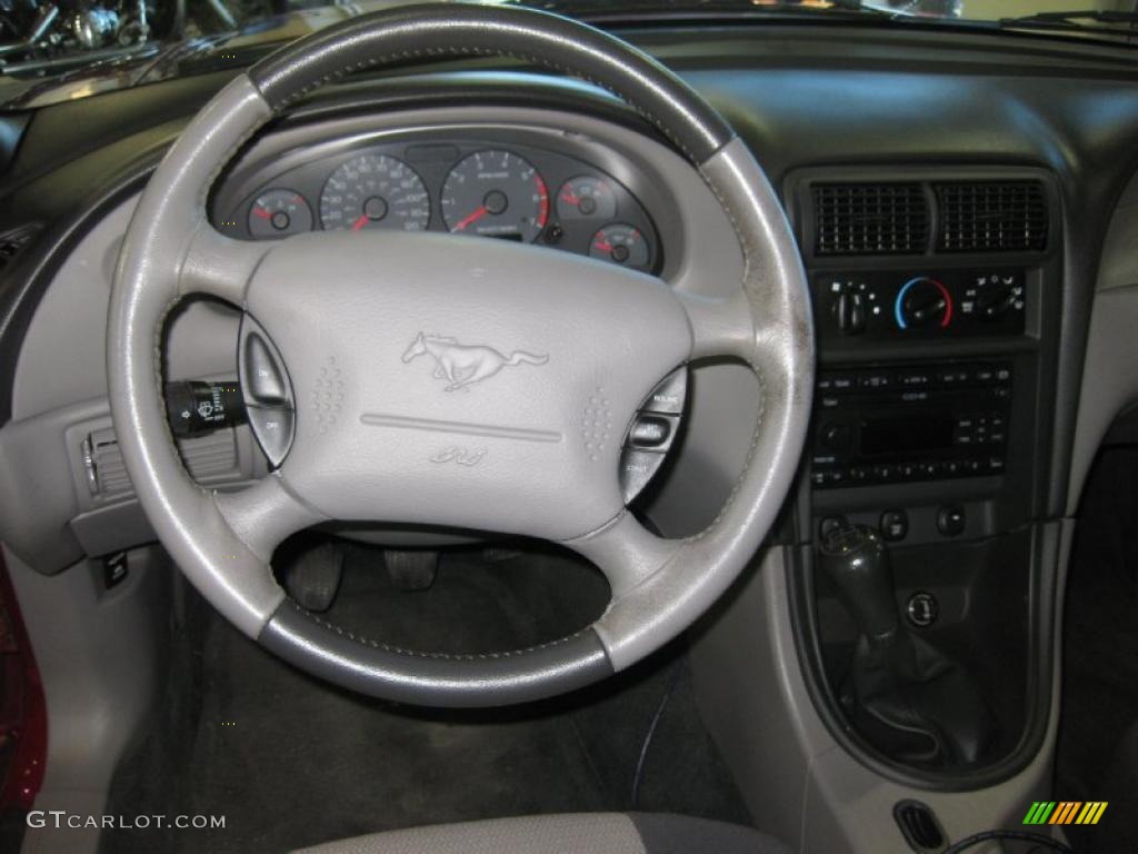 2003 Mustang V6 Coupe - Redfire Metallic / Medium Graphite photo #15