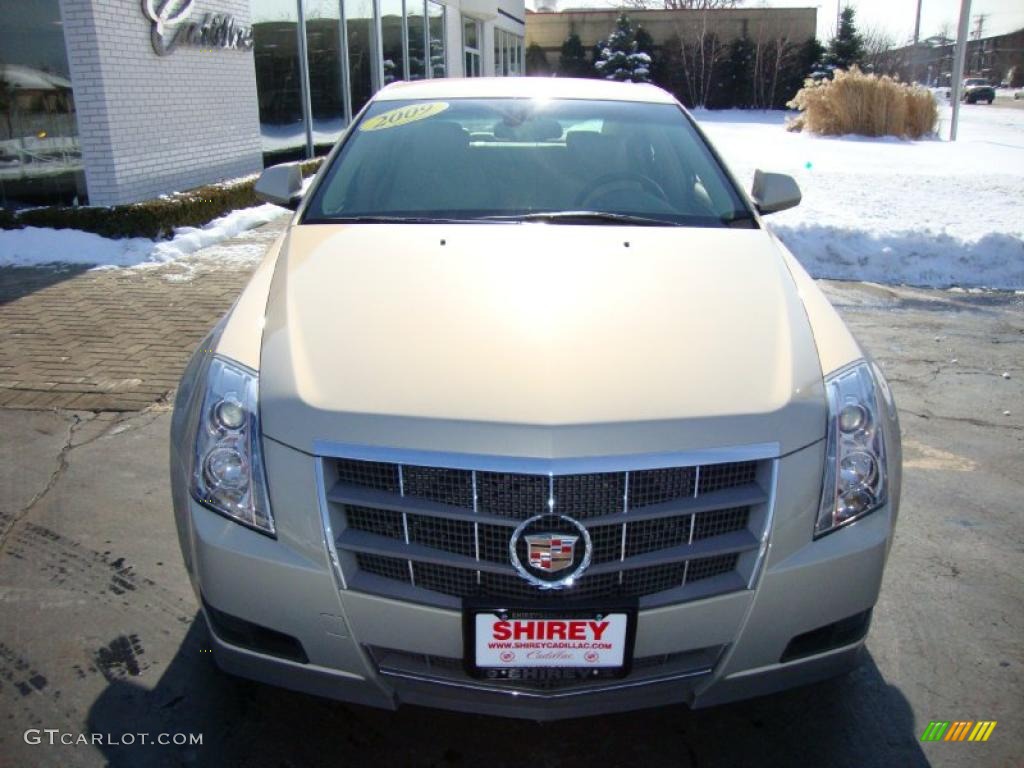 2009 CTS Sedan - Gold Mist / Cashmere/Cocoa photo #2